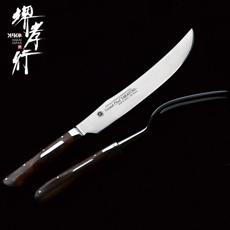 カービングナイフとフォークセット水牛グリップ カービングナイフとフォークセット水牛グリップ