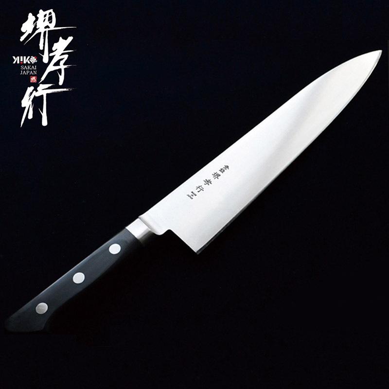 堺孝行 - C1_日本鋼 (ツバ付)_180粍(洋出刃包丁) 調理器具-出刃包丁-包丁、ナイフ