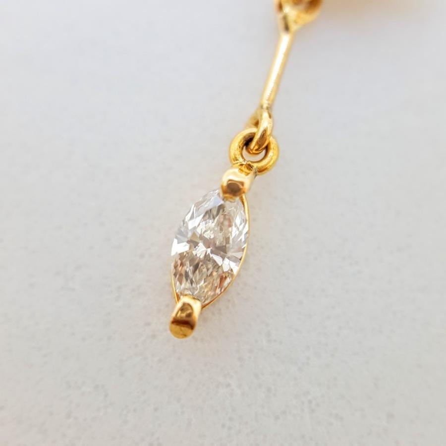 K18天然ダイヤモンド0.44ct ピアス 送料無料 4月誕生石 プレゼント