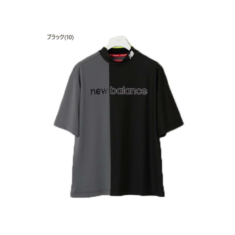 メール便・ゆうパケット ニューバランスゴルフ モックネックシャツ （M/L/LL寸：メンズ） ポイント5倍 2024春夏新作モデル 012-4166011｜kikuji｜02