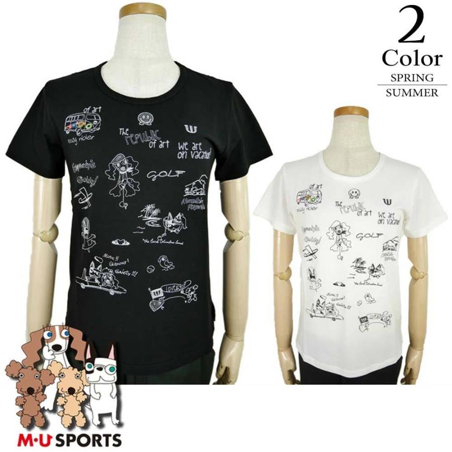 極美品] M・U SPORTS ミエコウエサコゴルフ 半袖ジャンパーL