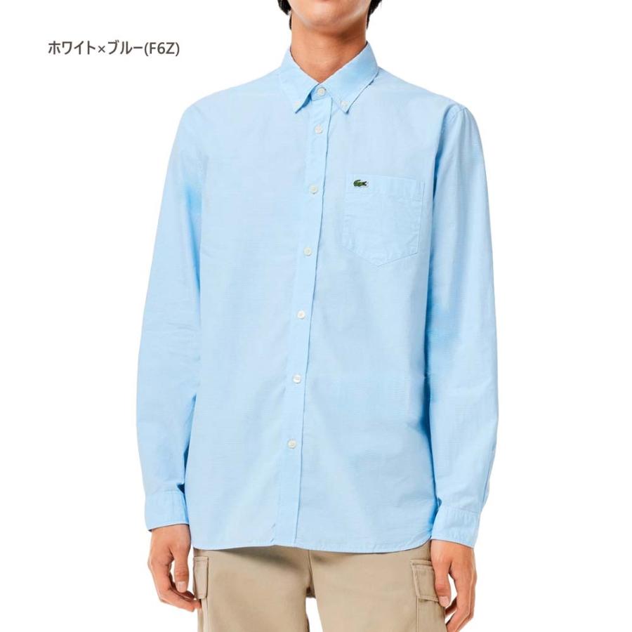 ポイント10倍 ラコステ LACOSTE ゴルフ ボタンダウンシャツ（40/41寸：メンズ） 2024春夏新作モデル ch5959-99｜kikuji｜06