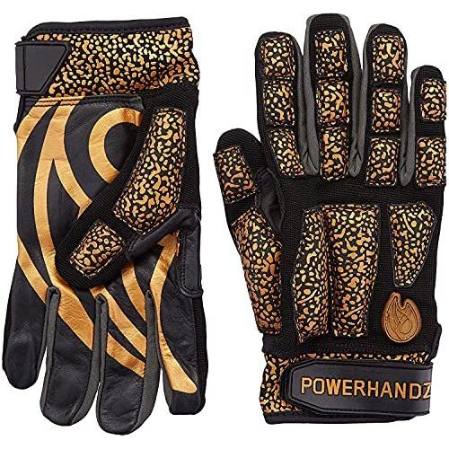 POWERHANDZ Weighted AntiGrip Football Gloves for Strength and Resistance Tr