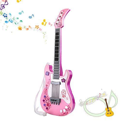 M Sanmersen 子供用 ギター 女の子 男の子 子供用 おもちゃ ギター ピンク 楽器 誕生日 ギフト パーティー 記念品 子供用 23b553dzxw ゲーム おもちゃ Karnalifrtc Gov Np