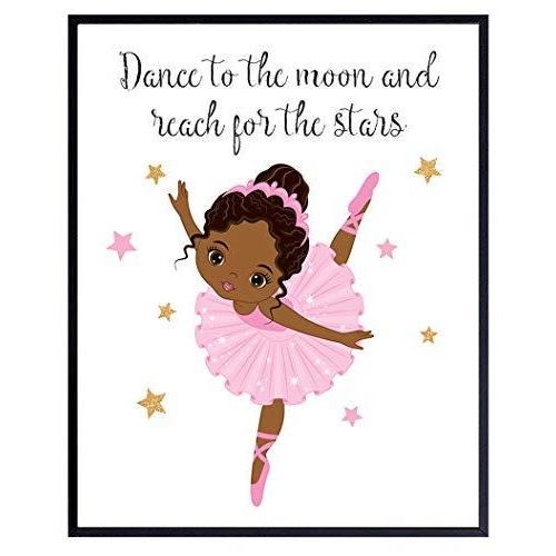 Black Wall Art For African American Girl Black Girl Gifts African American ポスター