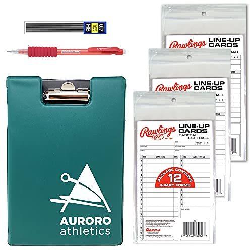 Rawlings Baseball お求めやすく価格改定 Lineup Cards 36Pack Bundle Card Mechan Holder 大決算セール with