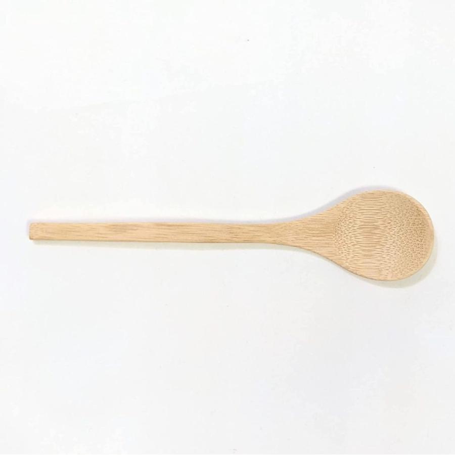 スプーン 丸スプーン 無塗装 おしゃれ 木製 竹製 日本製 国産 1本 き