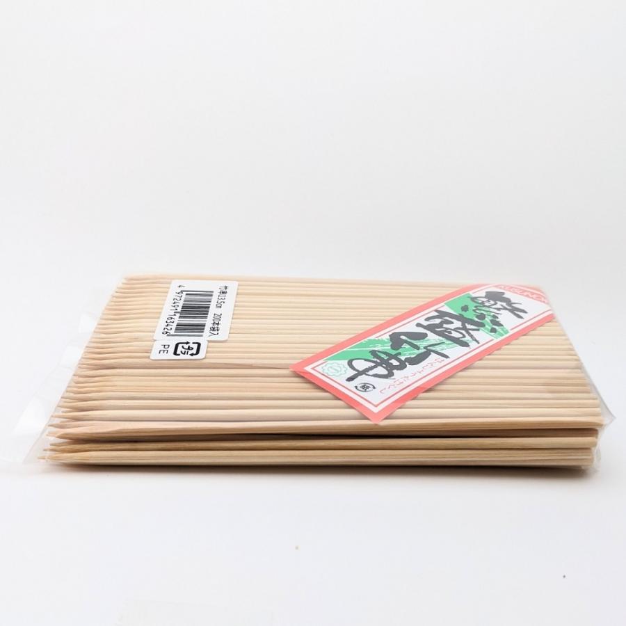 売却 業務用 竹串 13.5cm 太さ3mm 約500g入り まるき 竹串 13.5cm 800g約1280本 004636835