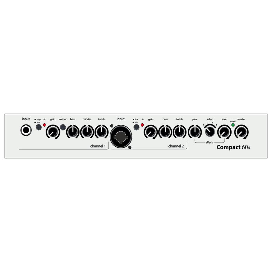 60W Compact60/4 | 【プログラミング】 エーイーアール アコースティックアンプ