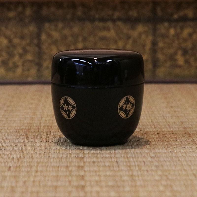 棗(なつめ)樹脂製 溜塗 七宝柄 お茶 茶道初心者 : 菊屋茶舗 棗(なつめ)樹脂製 溜塗 七宝柄 お茶 茶道初心者 : 菊屋茶舗