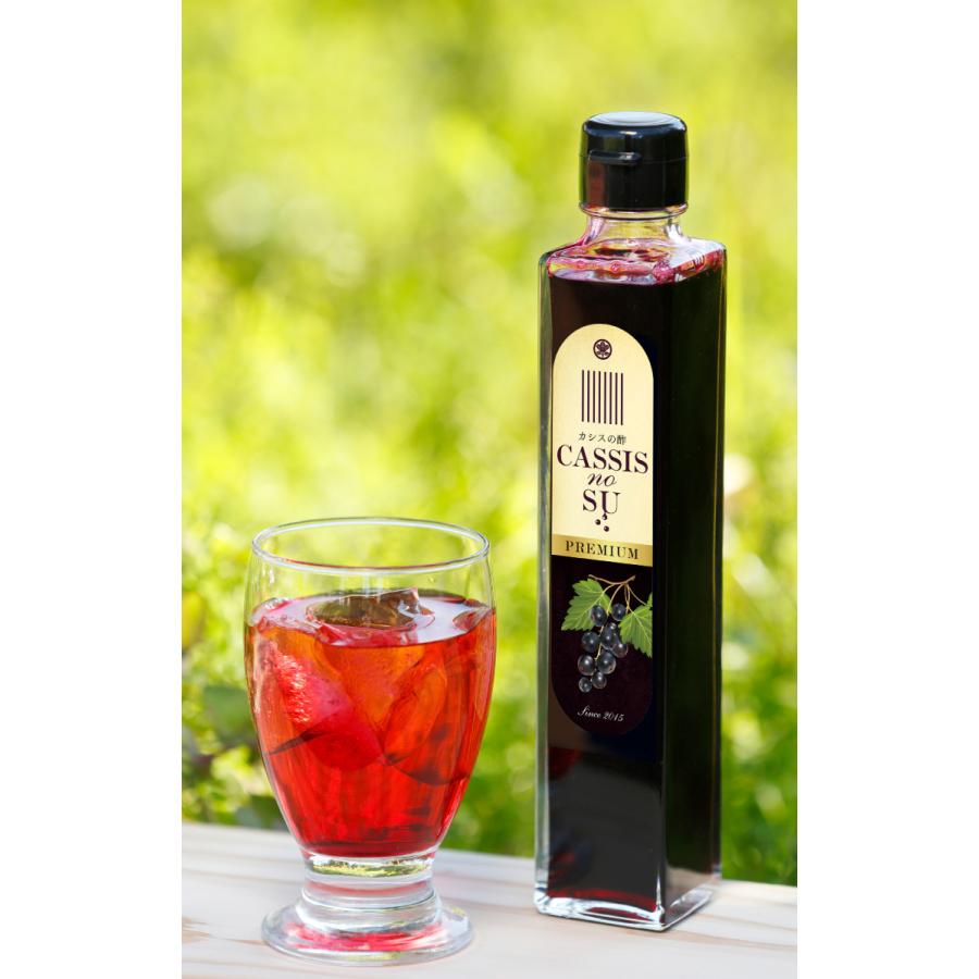 カシスの酢プレミアム 6本セット 200ml 無添加 フルーツビネガー 飲む酢 アントシアニン ヒアルロン酸 ぼやけ 視力 ギフトの画像