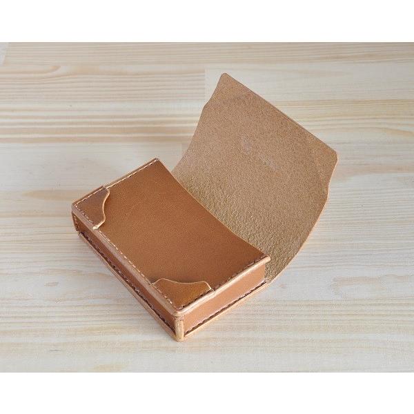 名刺入れ カードケース 大容量 オーダーメイド 革 イタリアンレザー