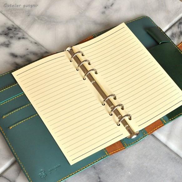 33様オーダー品(システム手帳バイブル) システム手帳バイブルサイズオーダーメイド | 革製品情報 | 革