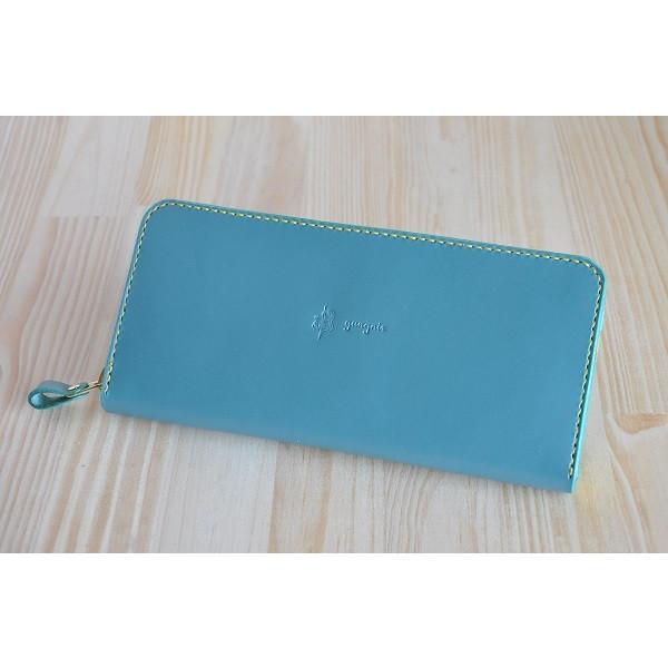 ラウンドファスナー長財布 オリジナル オーダーメイド 革