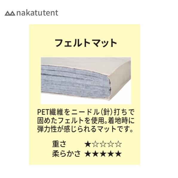 （送料無料）（個人宅配送不可）中津テント　nakatutent　　フェルトマット120×300×6cm　6号帆布　A665｜kikyoya-honten｜02