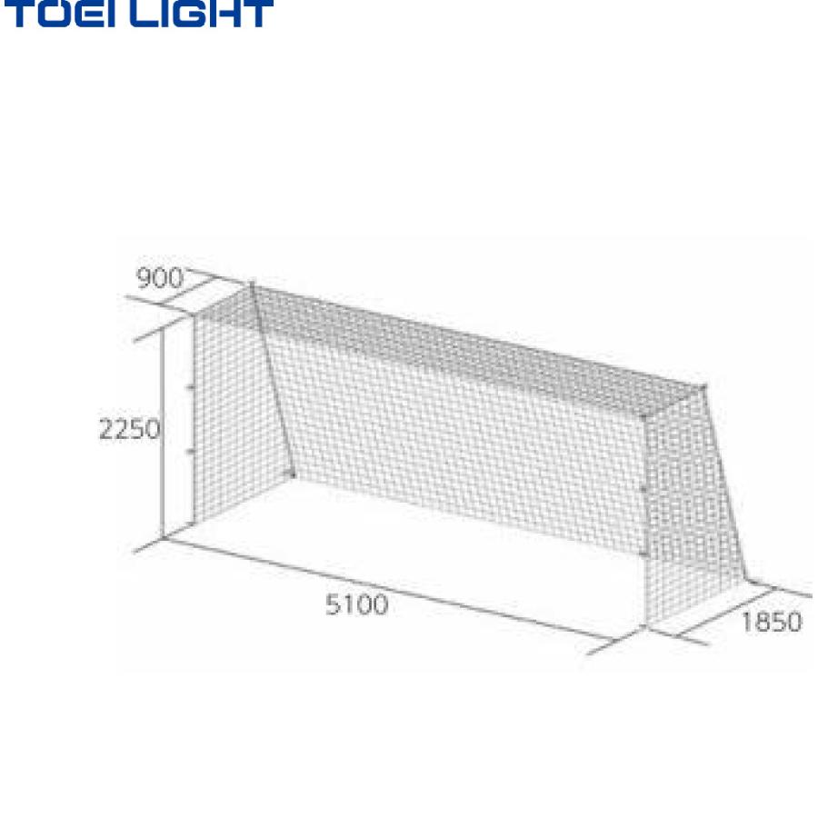 トーエイライト TOEI LIGHT ジュニアサッカーゴールネット B-3772 個人宅配送不可)(送料無料) トーエイライト ジュニアサッカーゴール