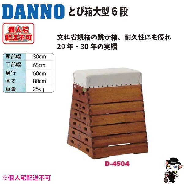 (送料別)(個人宅配送不可) DANNO 淡野製作所 とび箱 小型６段 D-4504の画像