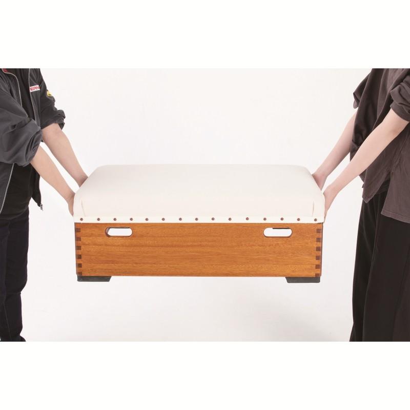 (個人宅配送不可)（送料無料）EVERNEW エバニュー 体操 体育 学校 とび箱M-100C 白・赤・黄・緑・青 小学校用 EKF306の画像