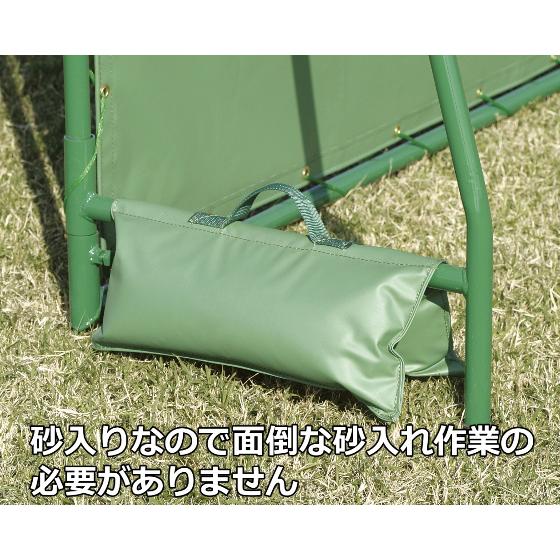 (送料無料)(三和体育)野球　ソフトボール　学校　体育　外野フェンス用ウエイト(8kg砂入)　S-7992_1