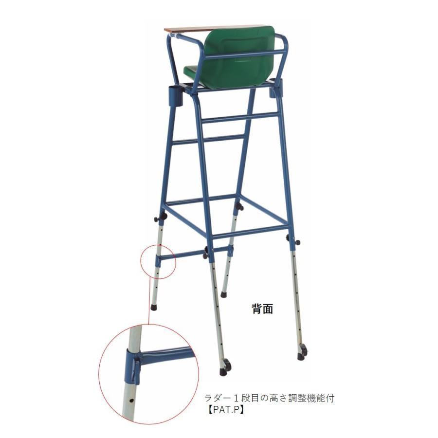 (個人宅配送不可)(三和体育)　学校　体育館用具　審判台　バドミントン・卓球審判台　Ｓ-8034　(送料無料) (個人宅配送不可)(三和体育)　学校　体育館用具　審判台　バドミントン・卓球審判台　Ｓ-8034　(送料無料)