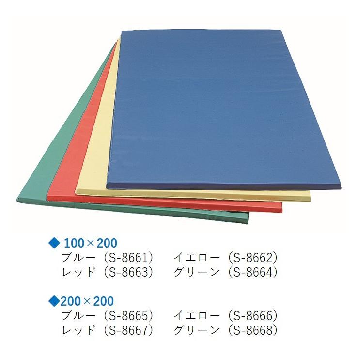 送料別)(個人宅配送不可)(三和体育) 軽量ワイドカラーマット（すべり