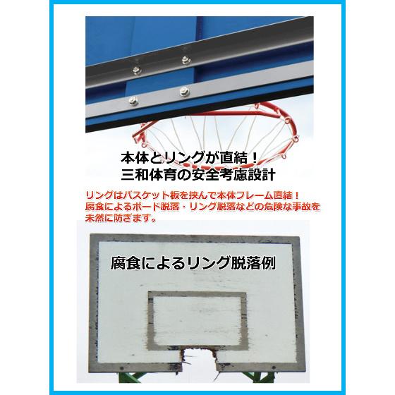 SANWA TAIKU (送料別)(個人宅配送不可)(三和体育) バスケットゴール