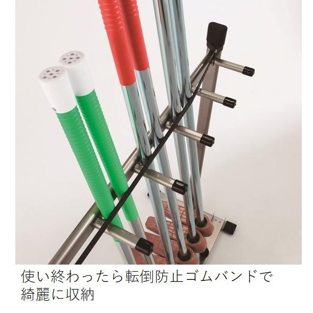 SANWA TAIKU (送料別)(三和体育)竹馬収納ラック AL−1 アルミ製 S