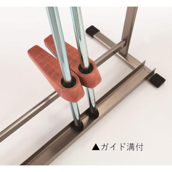 (代引き・個人宅・北海道・沖縄への配送不可)三和体育 タケウマシュウノウラック AL-1アルミセイベッ 学校機器 器具 (s9459) SANWA TAIKU (送料別)(三和体育)竹馬収納ラック AL−1 アルミ製 S