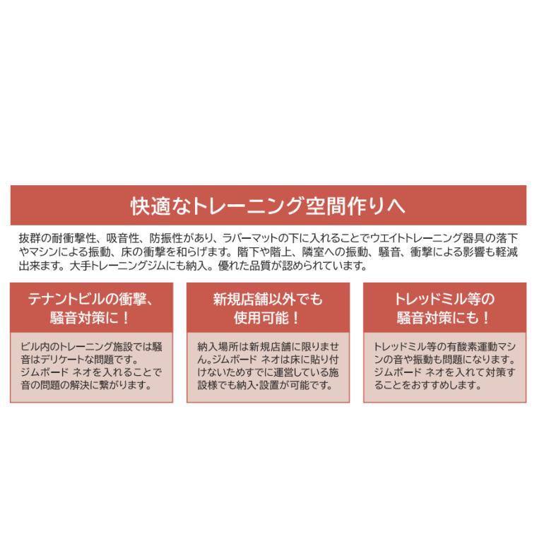 送料別)(個人宅配送不可)防音・防振 フットネスジム ウエイト