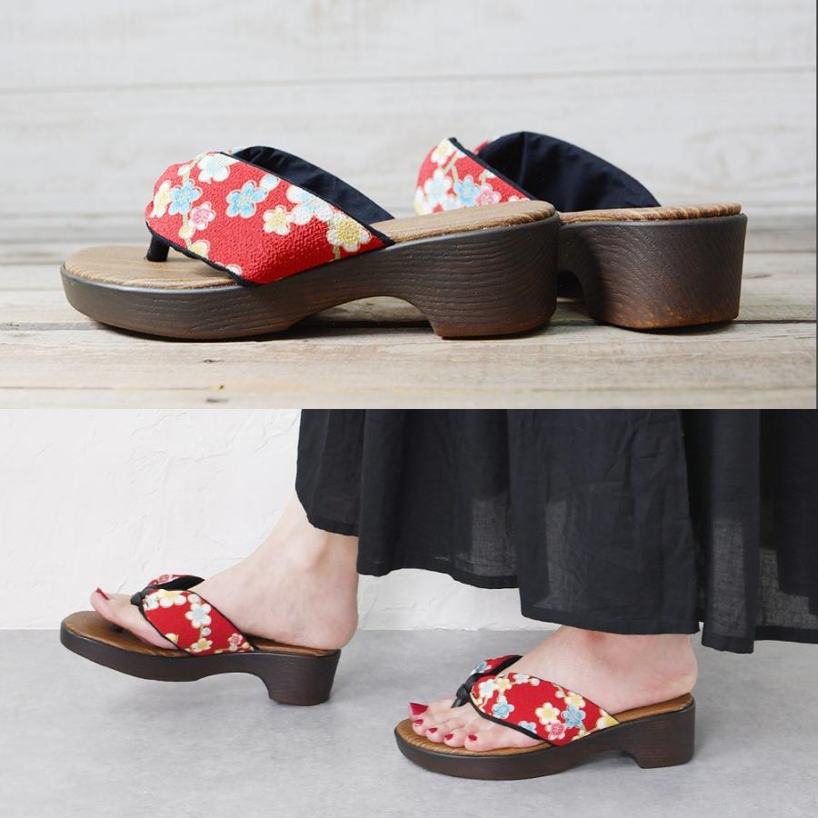 下駄 サンダル レディース 履きやすい 歩きやすい ミドルヒール 日本製 浴衣 コスプレ 痛くない 赤 疲れにくい 夏祭り 女性 入手困難 和柄 鼻緒 おしゃれ 花火大会
