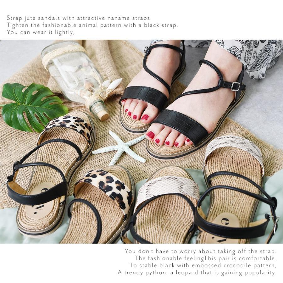 サンダル レディース 履きやすい 歩きやすい ローヒール ぺたんこ