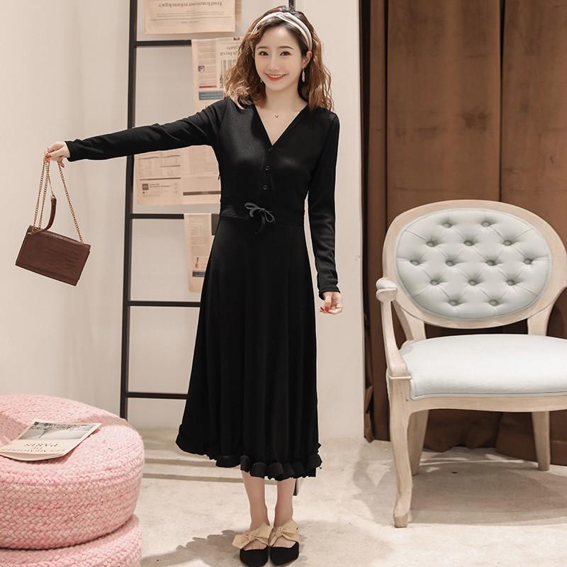 マタニティ服 ワンピース 冬 韓国 ひざ丈 ひざ下 無地 前ボタン Vネック 産前 産後 長袖 通勤 Ol お食事会 女子会 お呼ばれ 妊婦服 授乳服 大きいサイズ 春秋 Jt0062 Kilalion キラリオン 通販 Yahoo ショッピング