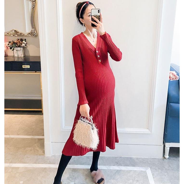 マタニティ服 ワンピース 冬 韓国 ミモレ丈 無地 授乳 上品 大人きれい 産前 産後 長袖 通勤 Ol ママ 妊婦服 お出かけ お食事会 女子会 ワンサイズ 秋冬 Jt0113 Kilalion キラリオン 通販 Yahoo ショッピング