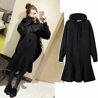 マタニティ服 ワンピース 冬 韓国 ひざ丈 フード付き ベルベット カジュアル 暖かい 産前 産後 長袖 ママ 妊婦服 ルームウェア 韓国 10代 代 30代 40代 Mat0035 Kilalion キラリオン 通販 Yahoo ショッピング