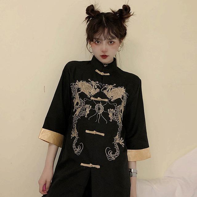 個性的トップス モード系ファッション 7分袖 原宿系 不規則 イベント オフ会 コスプレ ステージ衣装 10代 代 30代 40代 50代 Nr010 Kilalion キラリオン 通販 Yahoo ショッピング