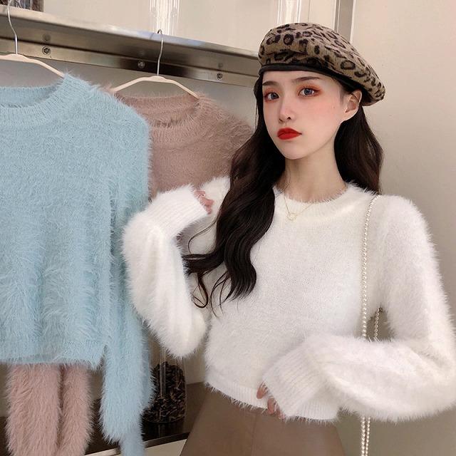 トップス レディース 冬 韓国 春 秋 冬 長袖 トップス ラウンドネック 高校生 大学生 通勤服 通学服 デート服 10代 代 30代 40代 50代 Nr Kilalion キラリオン 通販 Yahoo ショッピング
