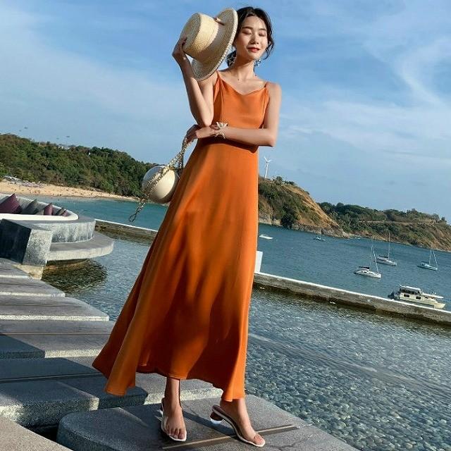 リゾートワンピース ロング マキシ丈 背中あき 背中見せ ワンピース ノースリーブ 肩だし ハワイ 沖縄 グアム 10代 代 30代 40代 50代 リゾート Nr0240 Kilalion キラリオン 通販 Yahoo ショッピング