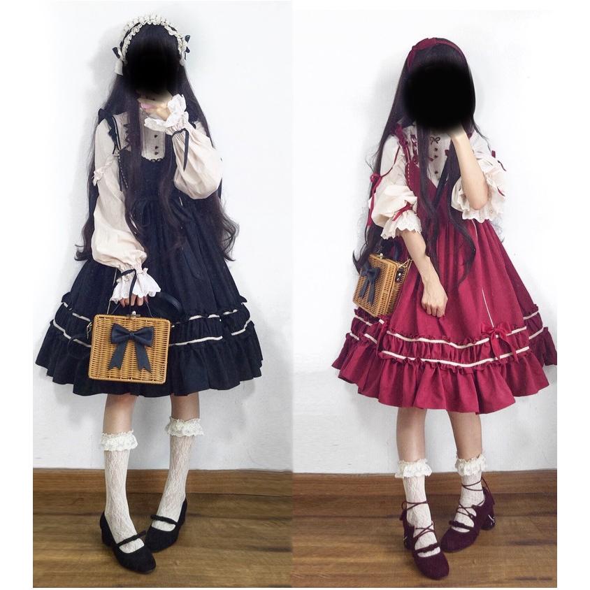 ロリータファッション ワンピース ゴスロリ フリル 膝丈 ワンピース イベント オフ会 コスプレ Nr134 Kilalion キラリオン 通販 Yahoo ショッピング