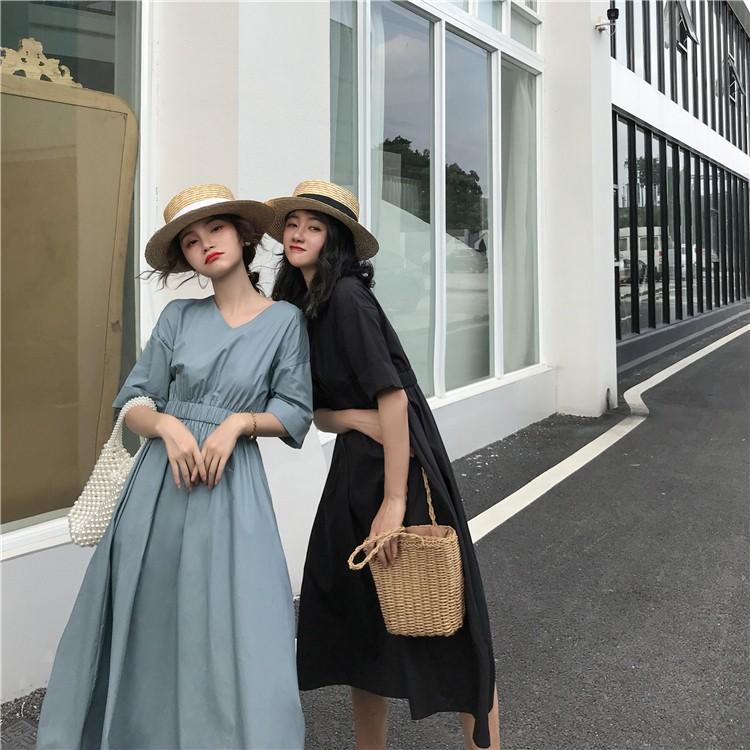 ワンピース レディース ひざ丈 半袖 無地 Aライン 通勤服 通学服 お呼ばれ 食事会 デート服 10代 代 30代 40代 50代 Nr Kilalion キラリオン 通販 Yahoo ショッピング