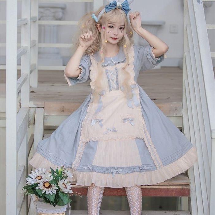 ロリータファッション ロリータ服 ワンピース 5分袖 ゴスロリ 膝丈 ワンピース イベント オフ会 コスプレ 10代 代 30代 40代 50代 Nr Kilalion キラリオン 通販 Yahoo ショッピング