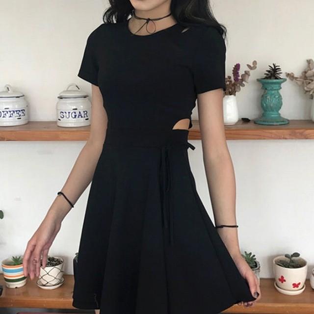 トップス レディース チュニック ワンピース 半袖 黒 春 夏 秋 通勤服 女子会 通学服 デート 10代 代 30代 40代 50代 原宿系 Ol 大学生 高校生 Tk0373 Kilalion キラリオン 通販 Yahoo ショッピング