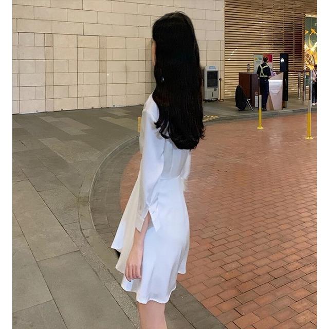 ワンピース レディース 春 秋 冬 白 ミニ丈 7分袖 フレアスカート 通勤服 通学服 高校生 大学生 デート 女子会 ママ会 普段使い 10代 代 30代 40代 50代 Tk0675 Kilalion キラリオン 通販 Yahoo ショッピング