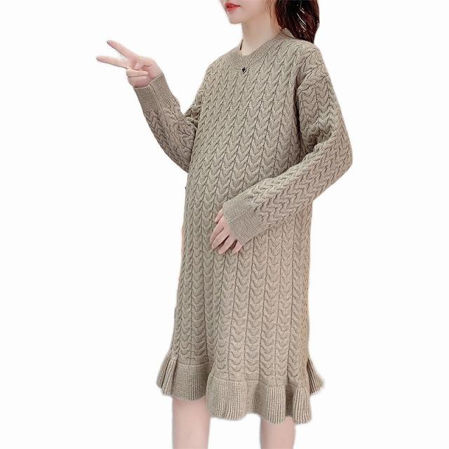 マタニティ服 ワンピース 冬 韓国 ひざ丈 産前 産後 長袖 暖かい 通勤 Ol お宮参り ママ 妊婦服 授乳服 ゆったり 秋冬 Tk0958 Kilalion キラリオン 通販 Yahoo ショッピング