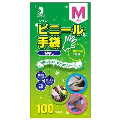 クイン ビニール手袋 100枚入 M｜kilat