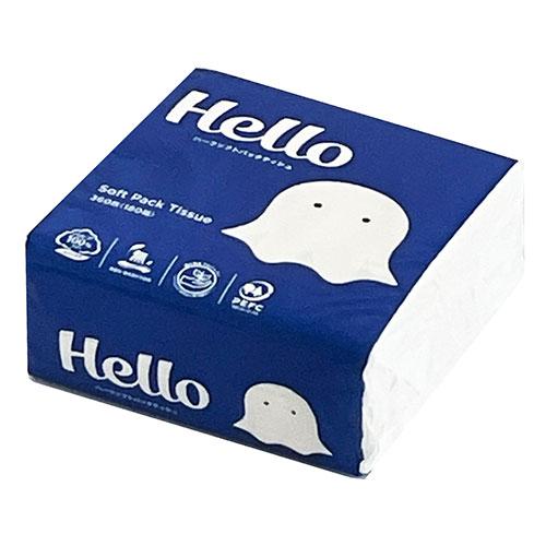 ユニバーサル・ペーパー ティッシュペーパー 箱なし ハロー ソフト