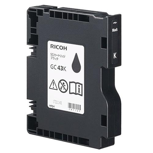 リコー（RICOH） SGカートリッジ GC43K 純正品 Mサイズ ブラック 純正