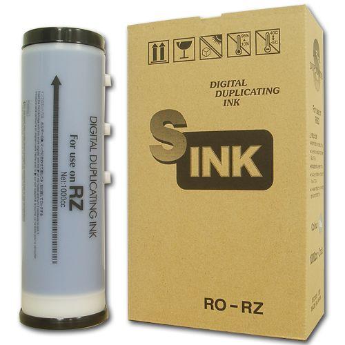 『代引不可』軽印刷機対応インク RO-RZ青 10本セット 『返品不可』『送料無料（一部地域除く）』
