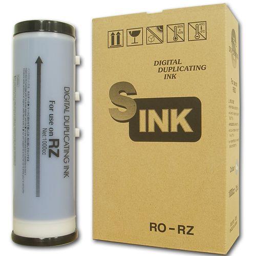 『代引不可』 軽印刷機対応インク RO-RZ緑 10本セット『返品不可』『送料無料（一部地域除く）』