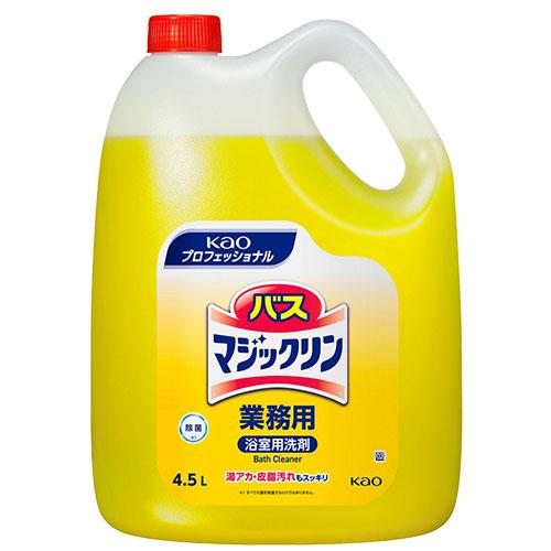 花王 バスマジックリン 業務用 4.5L×4個 浴室用洗剤 風呂用洗剤 浴室 お風呂 浴槽 液体 洗剤_1