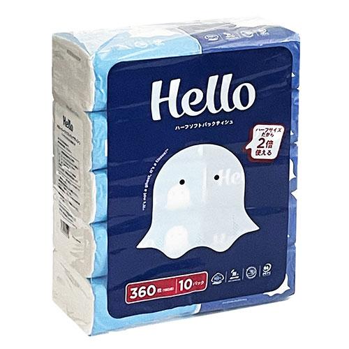 新品未開封ティッシュ ユニバーサル・ペーパー ティッシュペーパー 箱なし ハロー ソフト